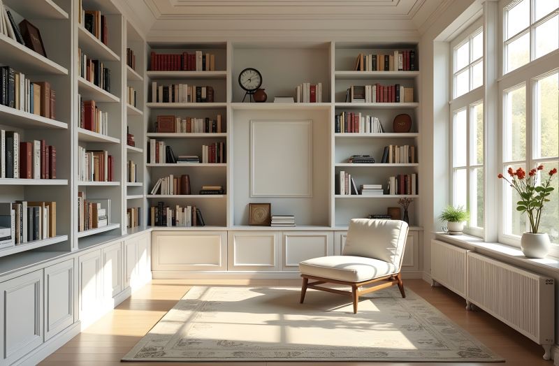 Custom Bookshelves Installation in Frederick, MD